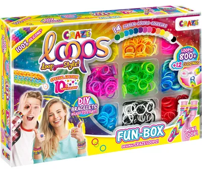 Produktbild von CRAZE 59609, Armbänder-Bastelset für Kinder, 3 Jahr(e), Silikon, Mehrfarbig