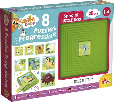 Image de Lisciani Carotina puzzle progres8 Farma 95483