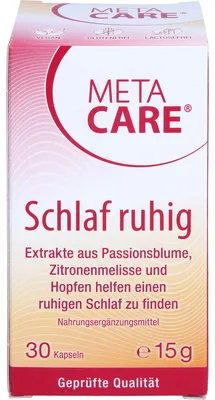 Immagine prodotto di META-CARE Sleep Calm Capsule aiutano a ritrovare un sonno tranquillo, 30 capsule