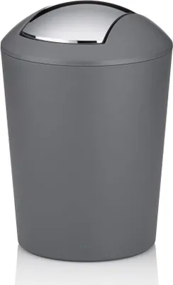 Immagine prodotto di Contenitore per rifiuti da 5 litri, grigio, in plastica, standard