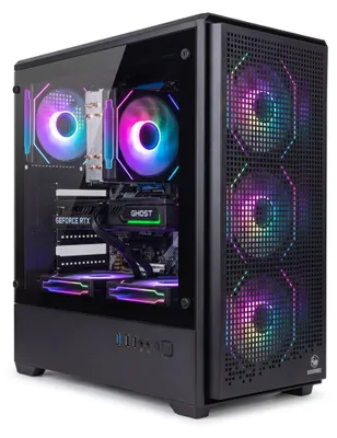 Produktbild von Gaming PC High End Workstation mit Intel Xeon 14-Kerne CPU | Nvidia GeForce RTX 3050 6 GB | 32 GB RAM | 1 TB NVMe M.2 SSD | Windows 11 Pro | mit ARGB