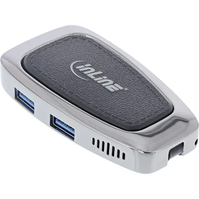 Obrázok produktu pre InLine 33272A, USB 3.2 Gen 2 (3.1 Gen 2) Type-C, HDMI, USB 3.2 Gen 2 (3.1 Gen 2) Type-A, USB 3.2 Gen 2 (3.1 Gen 2) Type-C, 10000 Mbit/s, 3840 x 2160 px, Strieborná, Hliník