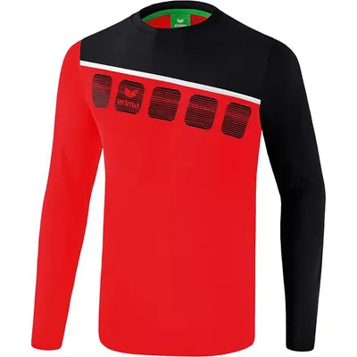 Obrázek produktu pro Erima 5-C Pánský dlouhý rukáv - červená / černá / bílá