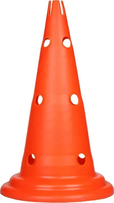 Produktbild von Mehrfachkegel mit Löchern, orange, Höhe/Breite 52 cm