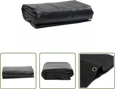 Immagine prodotto di The Living Store Abdeckplane Anthrazit 2,5x4,5 m 650 g/m²