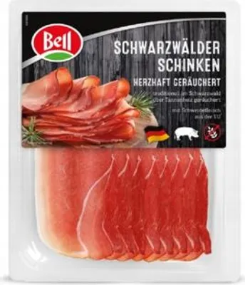 Zdjęcie produktu dla Szynka szwarcwaldzka plastry 80 g Bell