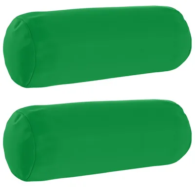 Immagine prodotto di vidaXL, 2 federe per cuscini, HEERLEN, verde, Ø 15 x 40 cm, poliestere