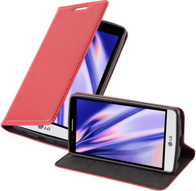 Image de Cadorabo Housse pour LG G3 MINI / G3 S Housse de protection rouge Housse pour téléphone portable Etui Case Cover Fermeture magnétique