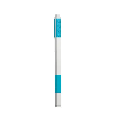 A single LEGO gel pen on a white background.