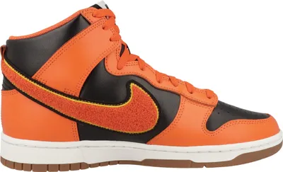 Produktbild von Nike Dunk High University - Chenille Swoosh - Herren Sneakers Schuhe Leder DR8805-002 , EU 42.5 US 9