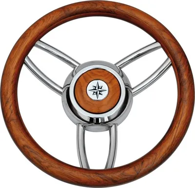Produktbild von Steuerrad Blitz Teak Holz matt Edition