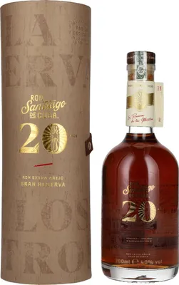 Produktbild von Santiago de Cuba Gran Reserva 20 Anos + Box 700ml 38% Vol. soll nicht online