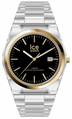Productafbeelding van Ice-Watch 025779 Herenhorloge ICE Power, transparant/zwart/goudkleurig, 41 mm