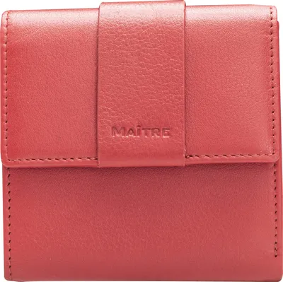 Zdjęcie produktu dla Maître Kirschroth Diethilde Portfel Sq5F 4060001413  Portfel skórzany, czerwony