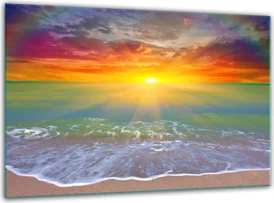 Produktbild von Glas Herdabdeckplatten Schneidebrett Universal 30x22cm Sonne
