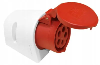 Produktbild von Pce Starkstrom-Steckdose 16A 5-polig IP44 400V Rot