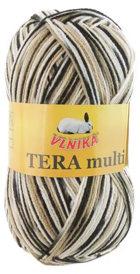 Produktbild von 100g Strickgarn Häkelgarn TERA MULTI, Farbwahl - mehrfarbig bunt Farbverlauf