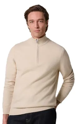 Produktbild von Pullover Profuomo creme halbzip