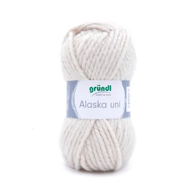 Produktbild von Gründl Alaska uni, 100 g Farbe 07
