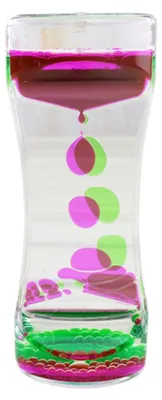 Produktbild von Bunte Flüssigkeitsuhr, Stressabbau-Spielzeug, Flüssigkeits-Bewegungsuhr, Seifenblasenuhr, Öl-Sanduhr-Spielzeug für Kinder und Erwachsene
