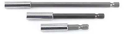 Bit-Halter-Set für elektrische Schraubmaschinen – 3-teilig magnetische Verlängerung