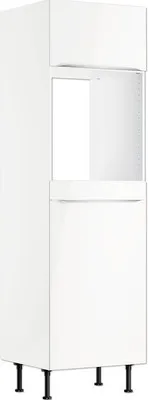 Produktbild von Optifit Backofen/Kühlumbauschrank für 88er Einbaukühlschrank Arvid986 BxTxH 60 x 58,4 x 211,8 cm weiß glänzend zerlegt A