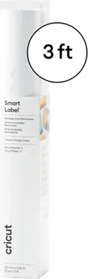 Produktbild von Cricut Smart Label, Hitzebeständige Vinylrolle, Silber, Einfarbig, Cricut Maker 3 Cricut Explore 3, 330 mm, 900 mm