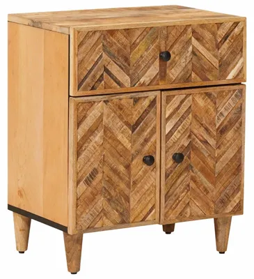 Produktbild von Möbel Nachttisch Braun 50 x 33 x 60 cm Massivholz MangoNachttische & -schränke - Nachttische & -schränke c6343