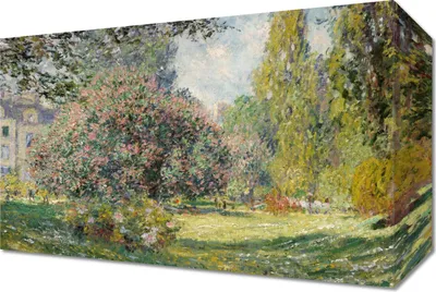 Produktbild von Bild 30x20cm Landschaft: Der Parc Monceau, Monet Vintage