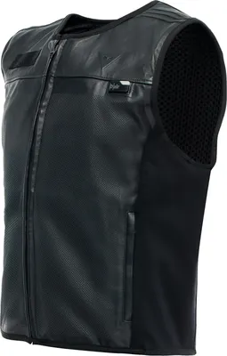 Produktbild von Dainese Smart Jacket Airbagweste Leder schwarz Herren M