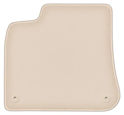 Image de Tapis conducteur en moquette pour Audi Q8 2020- (SUV) – 1 pièce, beige, sur mesure – Wielganizator FORTUNA