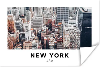 Produktbild von MuchoWow® Poster New York - Amerika - Architektur 60x40 cm - Schlafzimmerdekoration