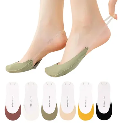 Produktbild von Damen Halbzehen Socken Einheitsgröße Weiß