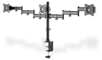 Produktbild von DIGITUS 3-fach Monitorständer mit Klemmbefestigung 15-27