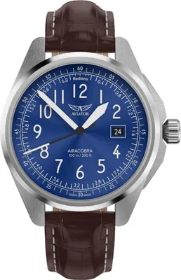 Obrázok produktu pre Hodinky Aviator V.1.38.0.325.4 hnedé