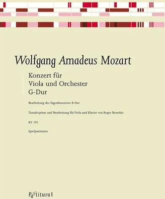 Produktbild von Konzert B-Dur KV191für Fagott und Orchester