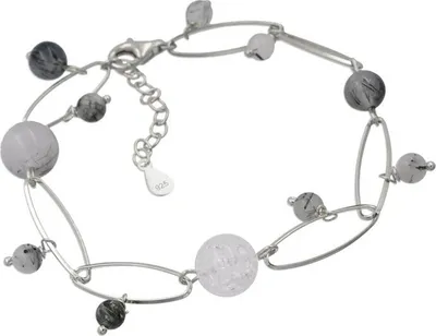 Produktbild von Fußkette - Silber - Kristall Quarz
