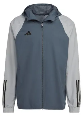 Produktbild von Adidas - "Tiro 23 Competition" Jacke Allwetter für Herren MR1485 (L) (Grau)