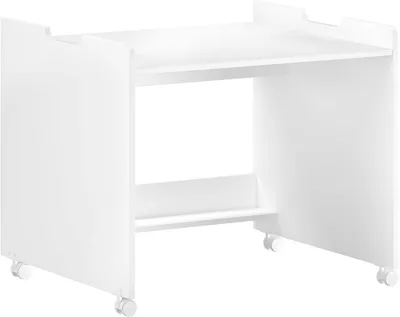 Immagine prodotto di Scrivania Primo - 84x73x71 cm - con rotelle - bianca