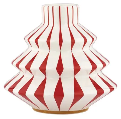 Image de Alessi - Bougeoir Delight, H : 9 cm, blanc/rouge