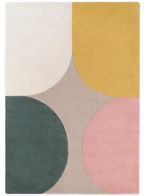 Produktbild von Ted Baker Wollteppich Cecil, Beige Bunt, handgewebt, wärmeisolierend