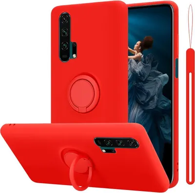 Obrázok produktu pre Cadorabo Case for Honor 20 PRO Protective Cover in Red Puzdro na mobilný telefón TPU Case Cover