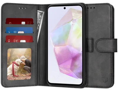 Obrázek produktu pro Techsuit Diary Book Wallet flip cover pro Samsung Galaxy A35 - Black
