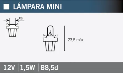 Immagine prodotto di Lampadina OSRAM Lampadina 12V1,5W, 1 pezzo