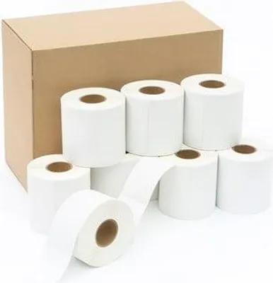 Produktbild von Thermaletiketten 100 x 150 mm, selbstklebend – 6000 Stück
