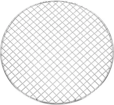 Produktbild von Rund Grillrost aus Edelstahl - Ø 24 cm - Kruisdraad - Gaskochfeld und Luftkochfeld - Silberfarbig