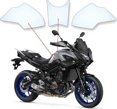 Produktbild von Tankschutzfolie Tankpad geeignet für Yamaha MT09 Tracer (2019-C) nur PU