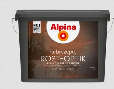 Produktbild von Alpina Effektfarbe Set Rost-Optik für innen