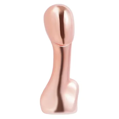 Image de 53cm Tête de mannequin de table Tête de mannequin indépendante pour perruques Chapeaux Affichage Rose Or