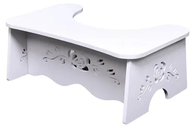 Immagine prodotto di Sgabello da bagno, design ergonomico, salvaspazio, BIANCO